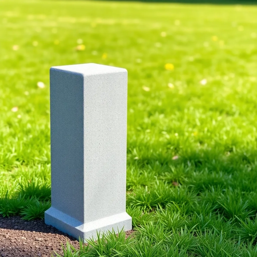 Słupek betonowy na 5 płyt wymiary