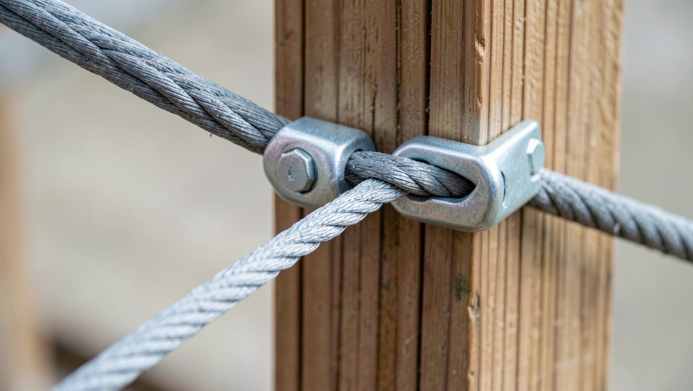 Stabilne mocowanie poręczy z uchwytami