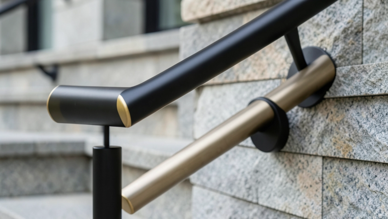 Stal nierdzewna z powłokami PVD do poręczy