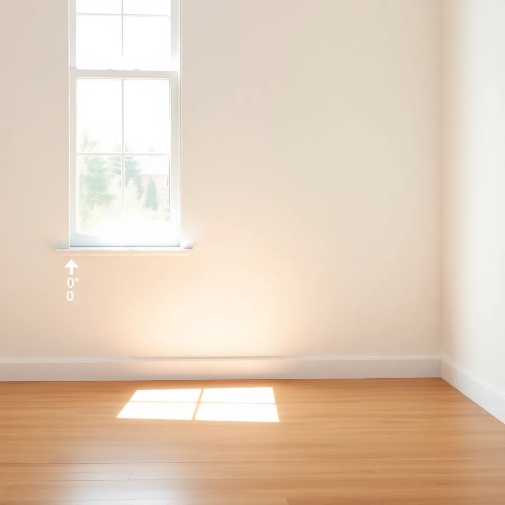 Standardowa wysokość parapetu od podłogi