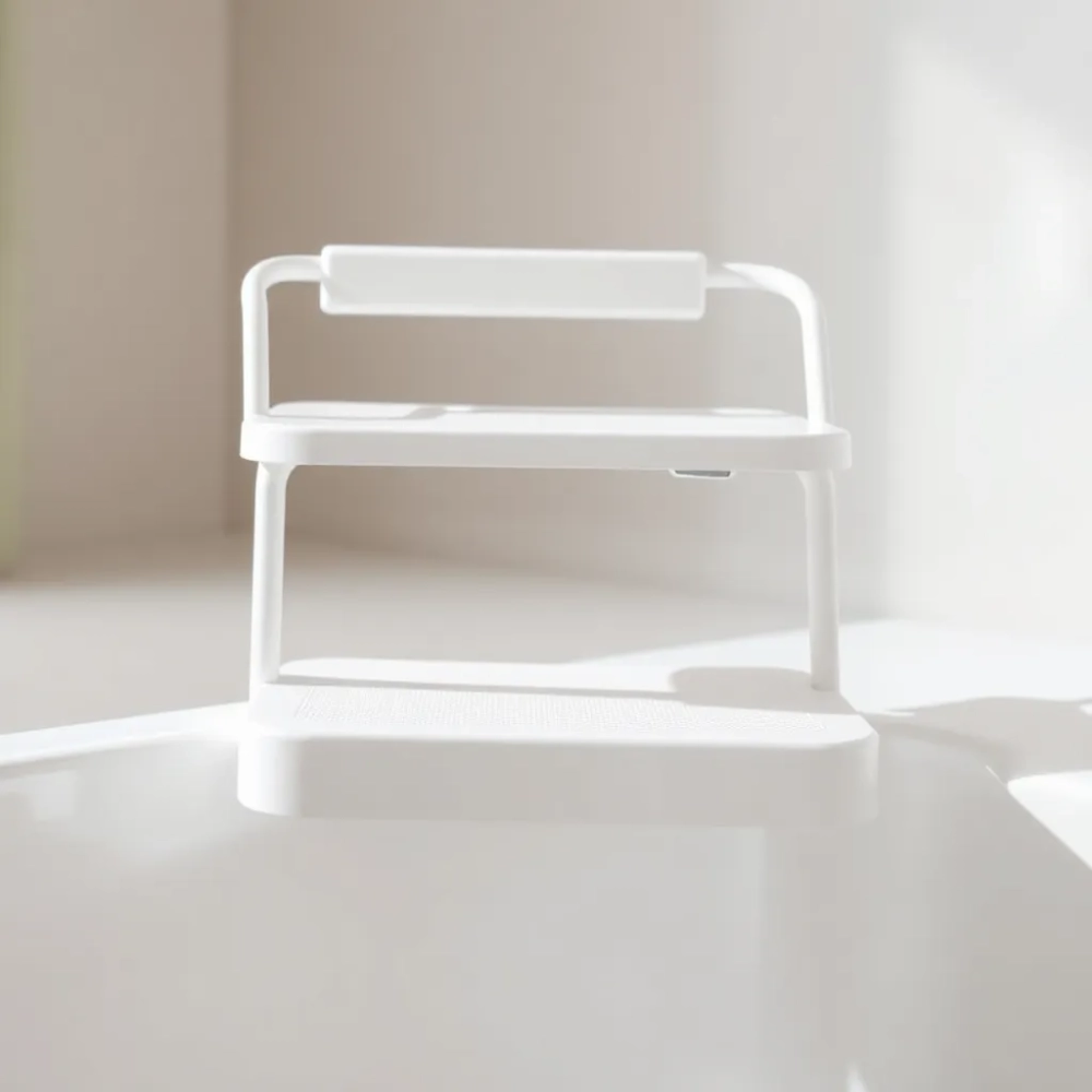 Stopień do wanny z poręczą