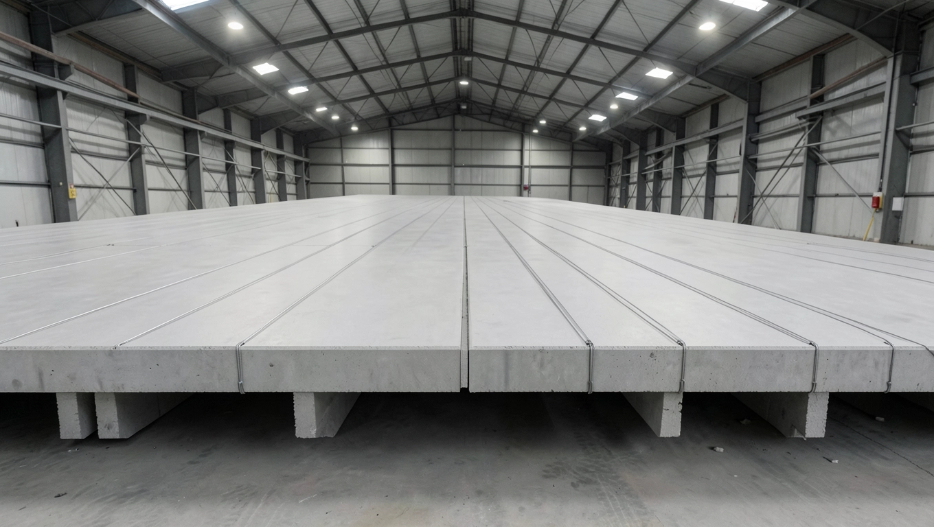 strop prefabrykowany sprężony