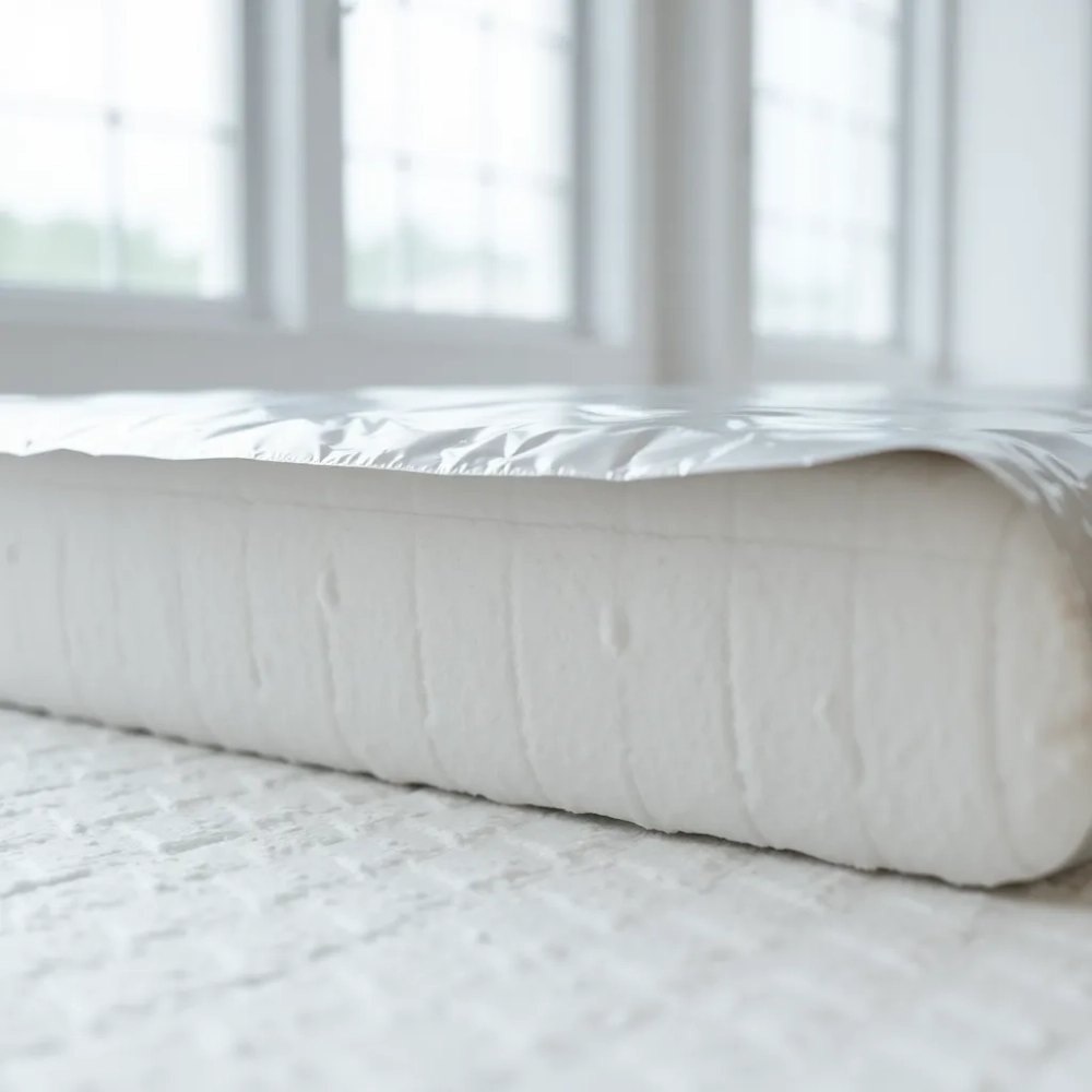 Styropian z folią pod ogrzewanie podłogowe