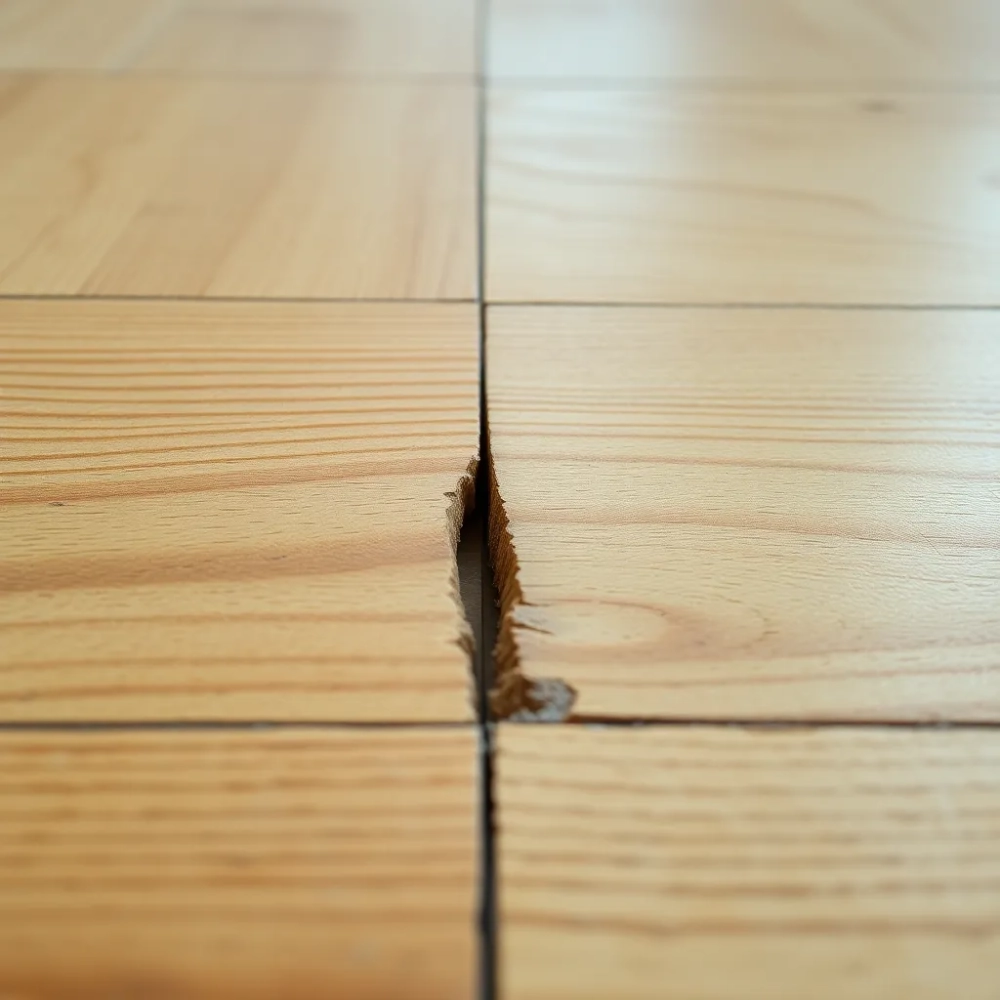 Szczeliny w parkiecie po cyklinowaniu
