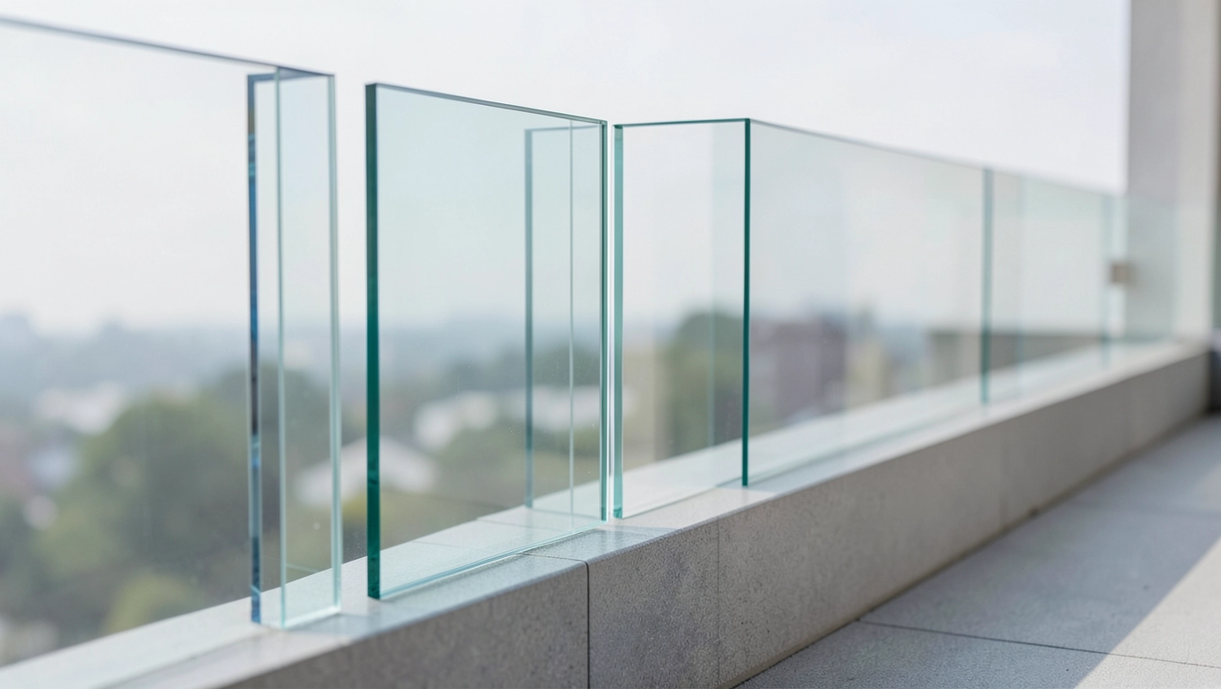 Szkło hartowane 8-12 mm do bezramowych poręczy