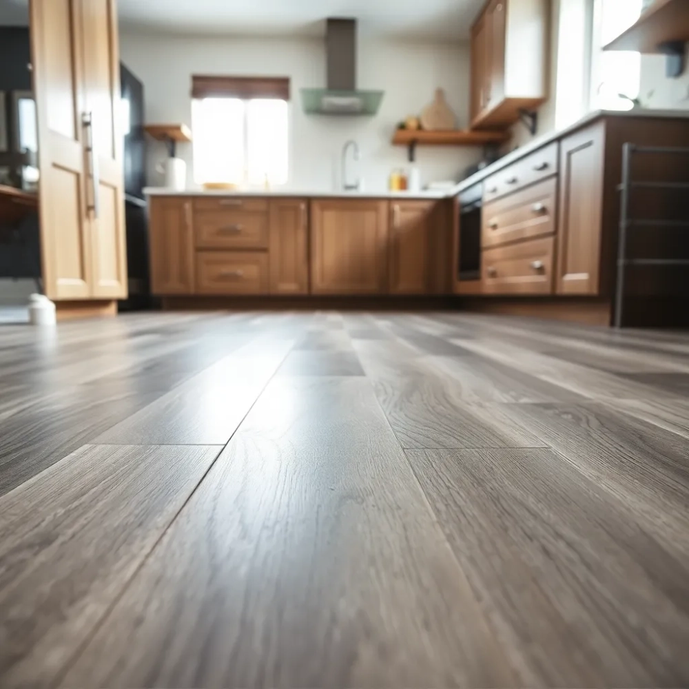 Tania podłoga do kuchni