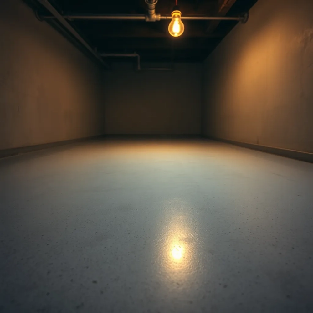 Tania podłoga w piwnicy