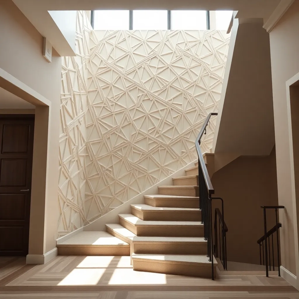 Tapeta 3D na klatkę schodową