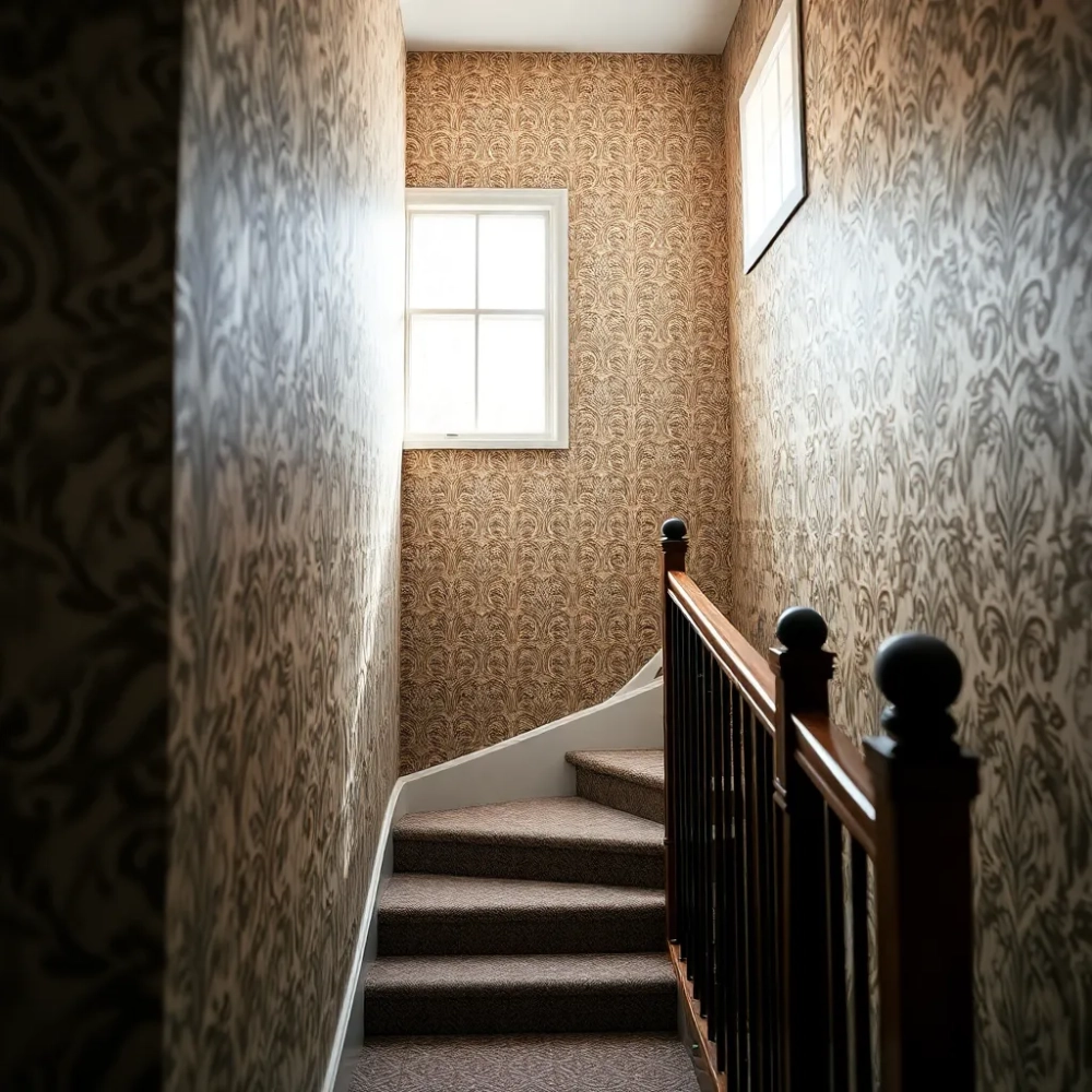 Tapety na klatkę schodową w domu