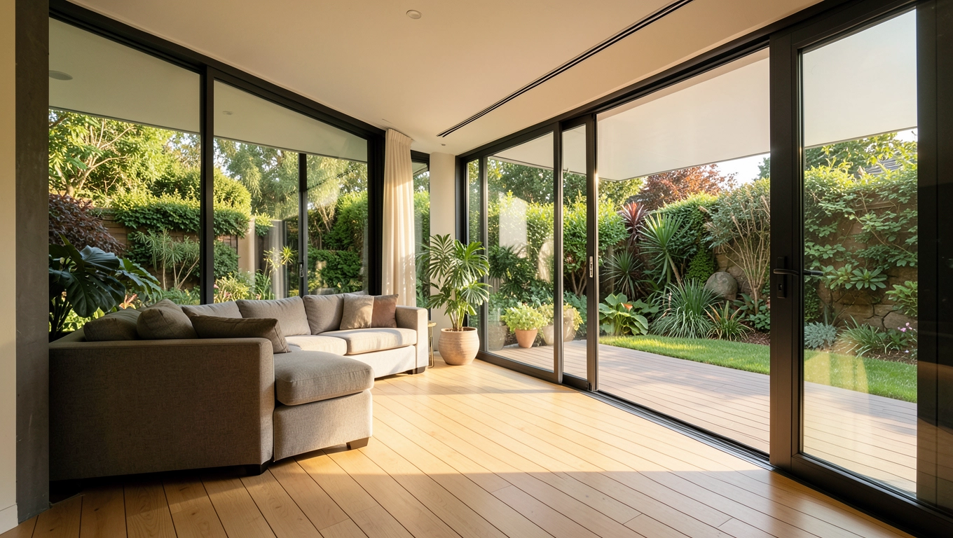 Taras w domach prefabrykowanych jako przedłużenie salonu