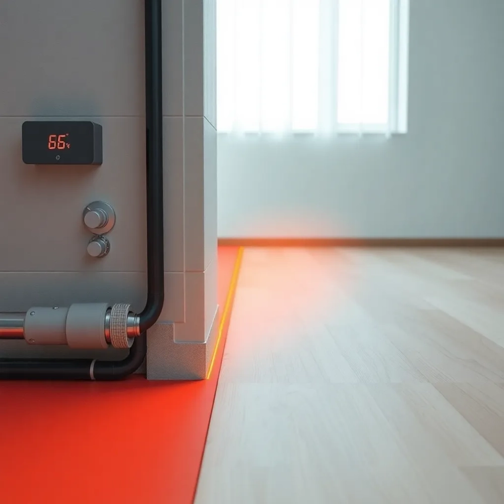 Temperatura zasilania podłogówki a temperatura podłogi