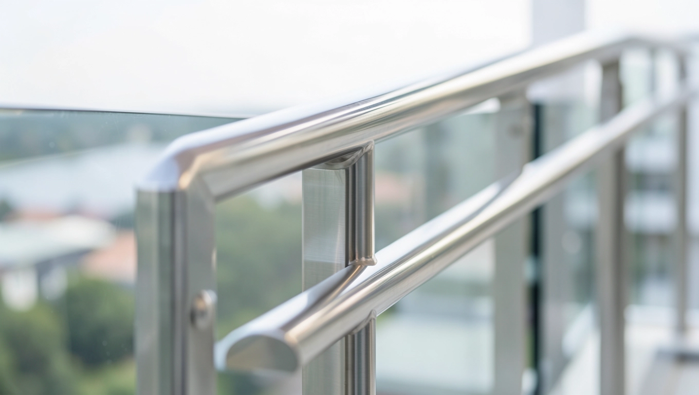 Trwałe stalowe poręcze balkonowe