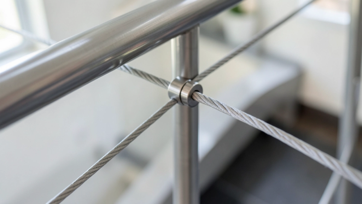 Uchwyty do poręczy z liny