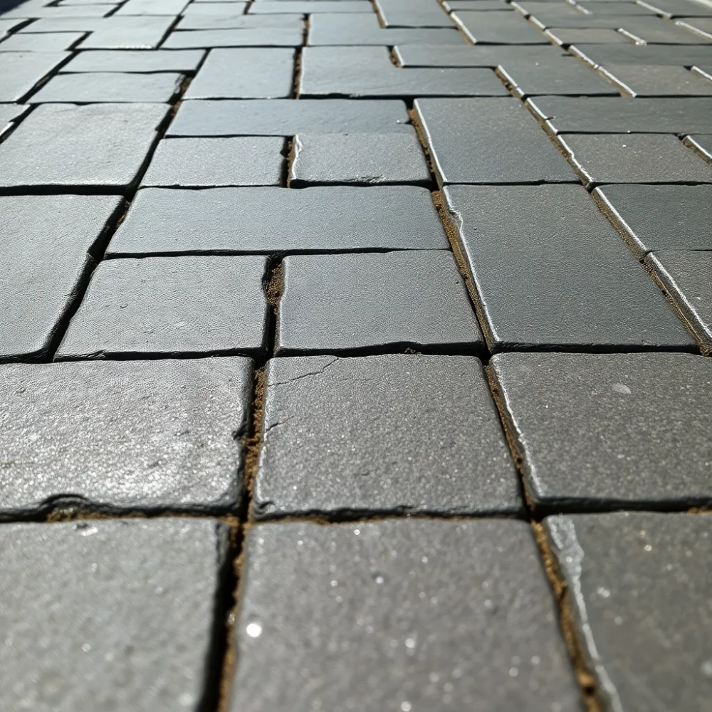 Układanie płyt chodnikowych na starym betonie