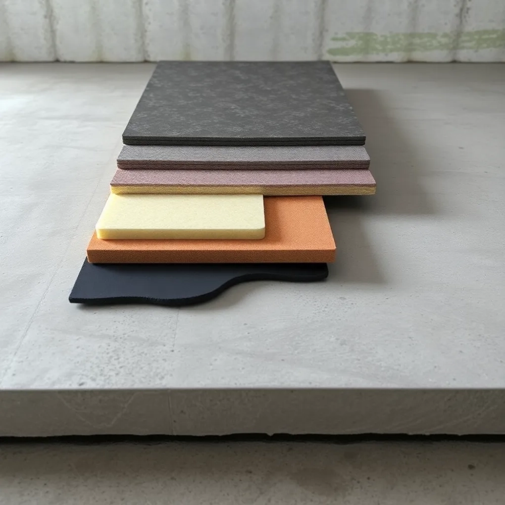 Warstwy podłogi na stropie żelbetowym