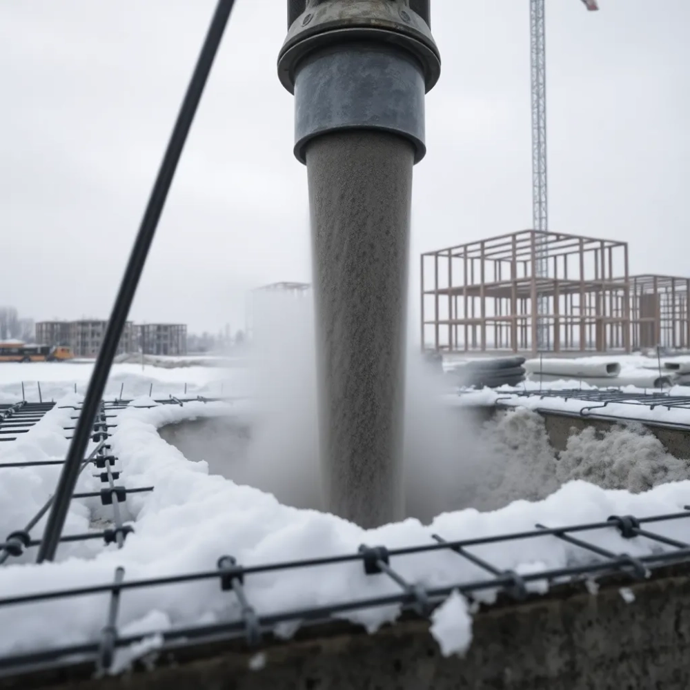 Wiązanie betonu w niskich temperaturach