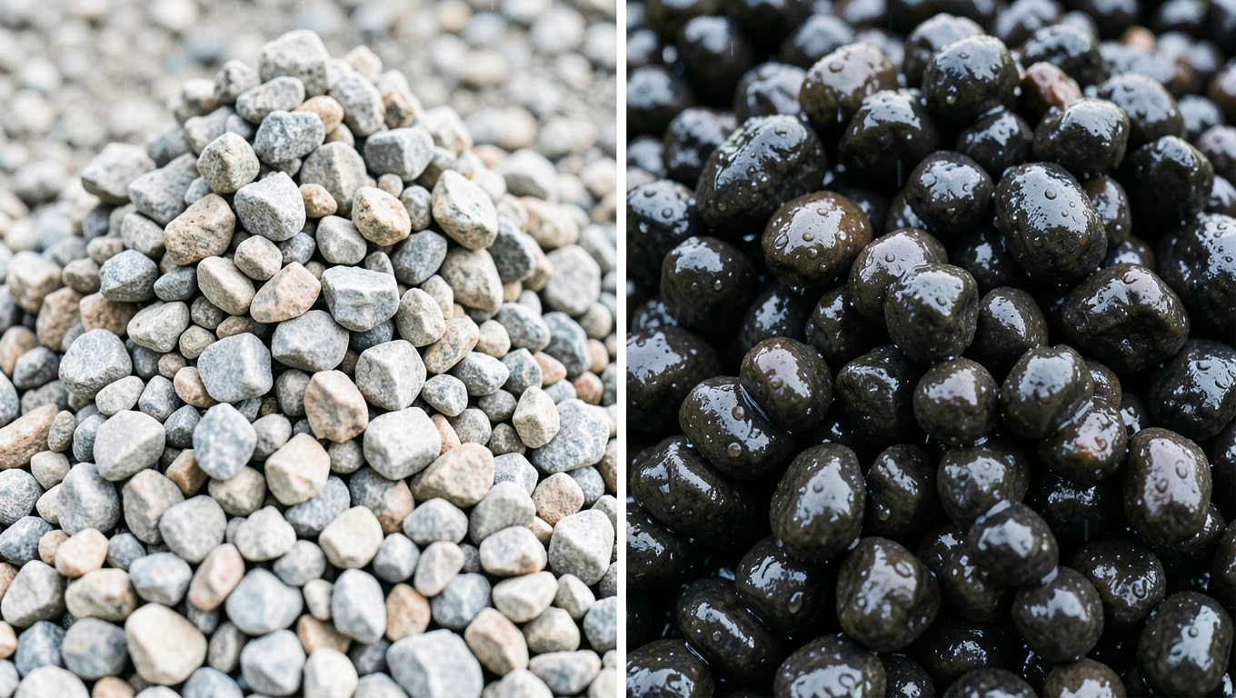 Wilgotność a waga m³ kruszywa