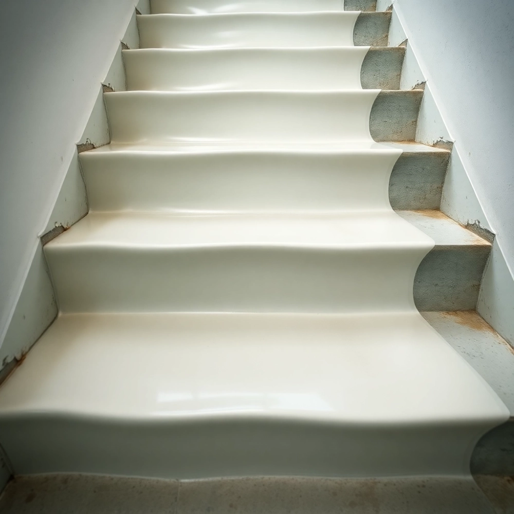 Wylewka samopoziomująca na schody