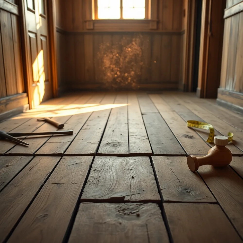 Wymiana podłogi drewnianej w starym domu cena