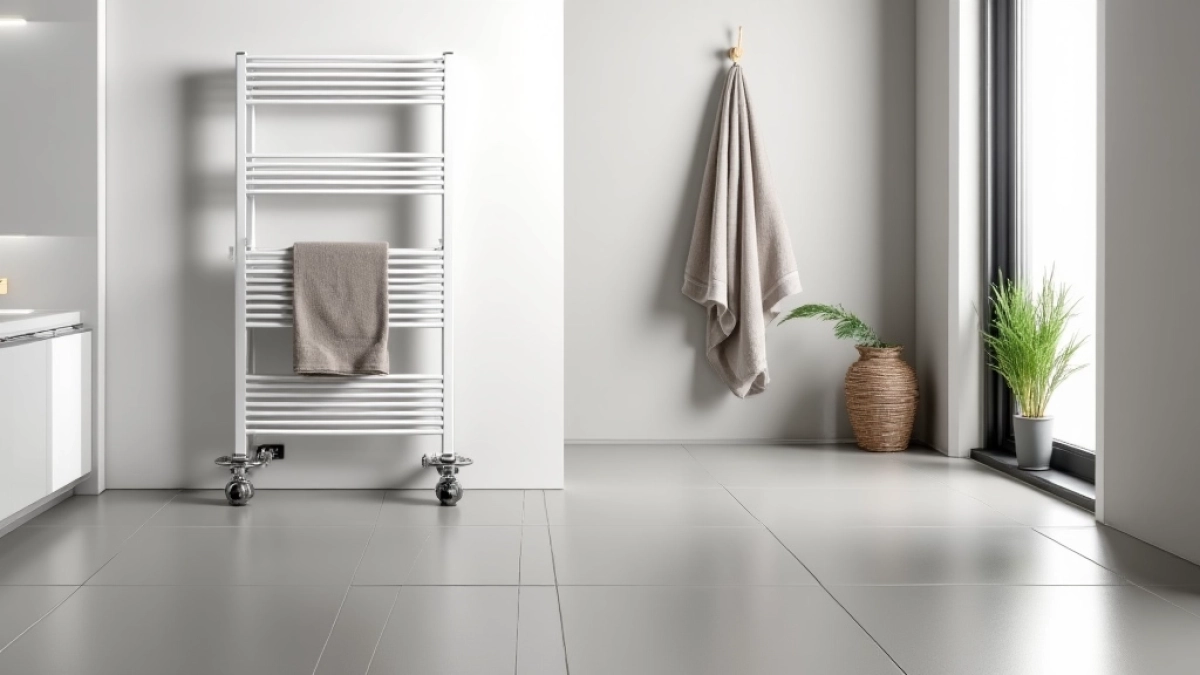 wysokość grzejnika łazienkowego od podłogi