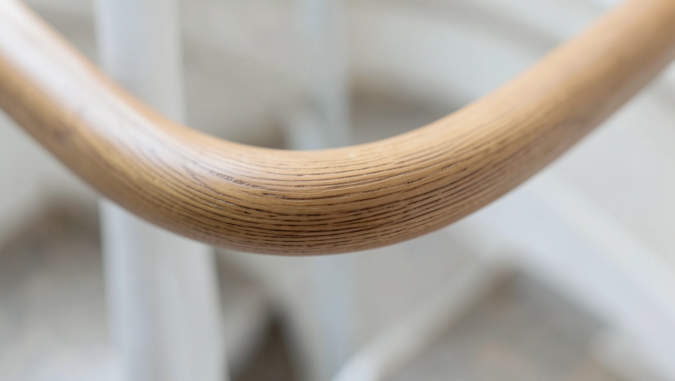 Wzory poręczy drewnianych okrągłych frezowane