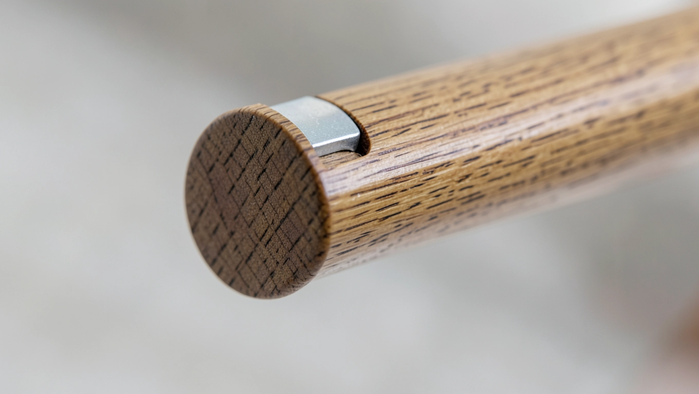 Zakończenie poręczy dębowej 37x47 mm