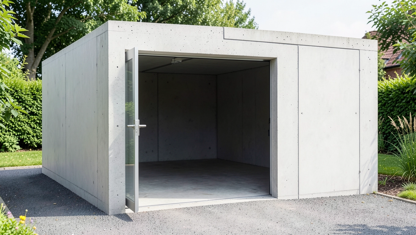 Zalety garażu gotowego prefabrykowanego betonowego