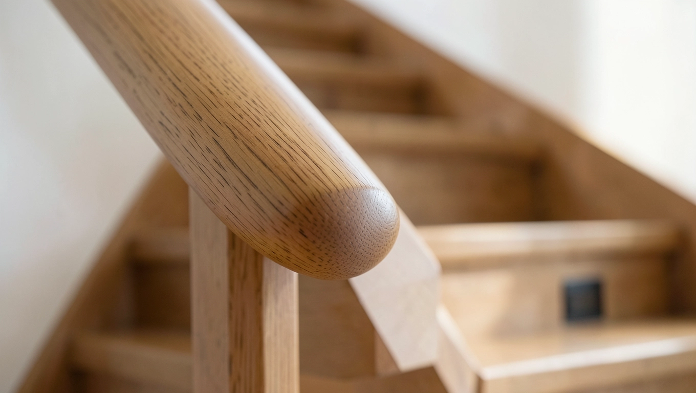 Zalety okrągłego profilu poręczy drewnianych