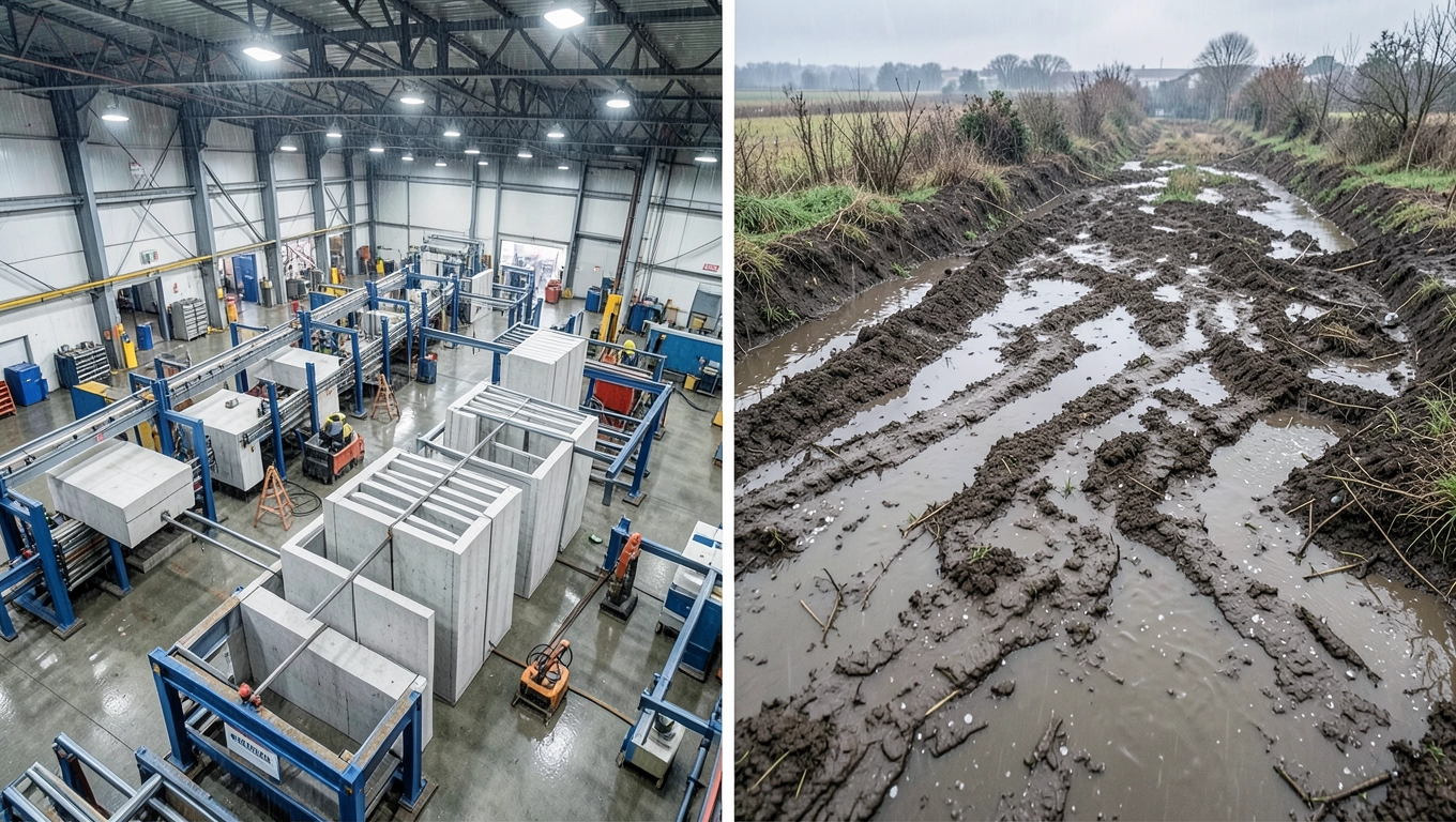 Zalety prefabrykacji w budownictwie