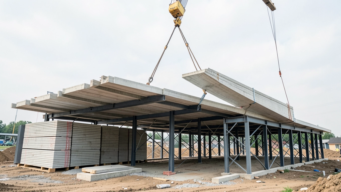 Zalety stropu prefabrykowanego sprężonego