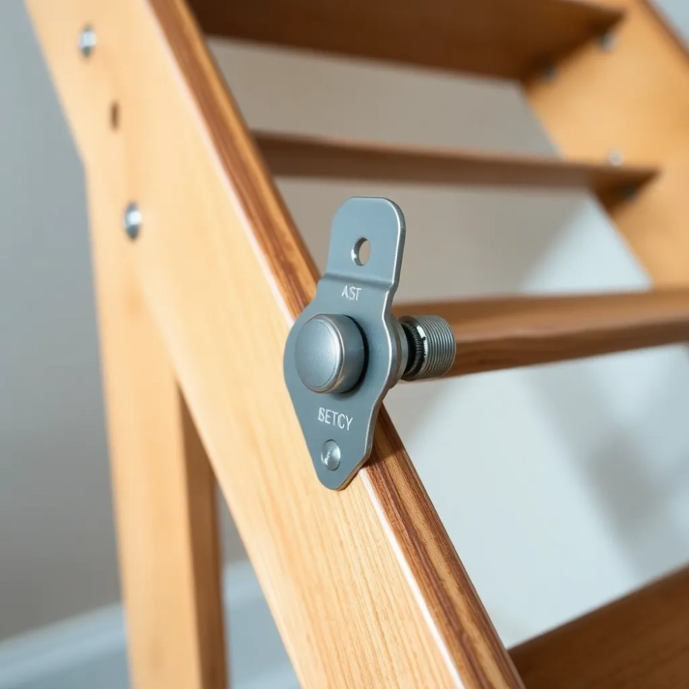 Zamek do schodów strychowych metalowy