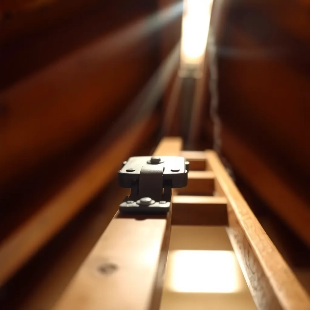 Zatrzask do schodów strychowych